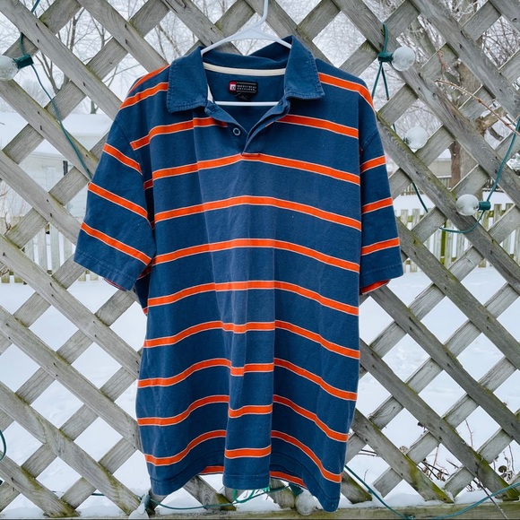 Men’s Striped Polo - Picture 1 of 3